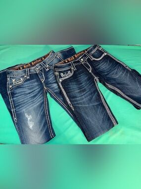Rock Revival Boot Cut Jeans LOT OF 2 PAIRS Size 26 NWOT